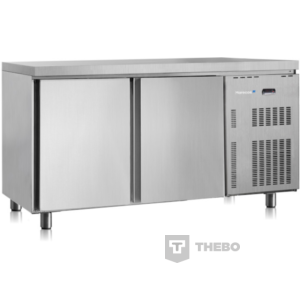 Koelwerkbank Gastro-Inox tweedeurs met een afmeting