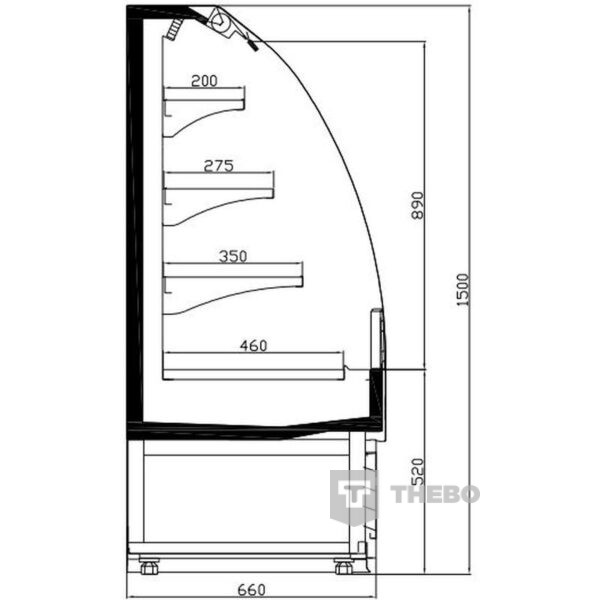 Koelvitrine Combisteel 7080.0015 - 4