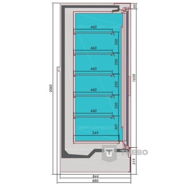 Wandkoeling Combisteel 7350.0080 - 1