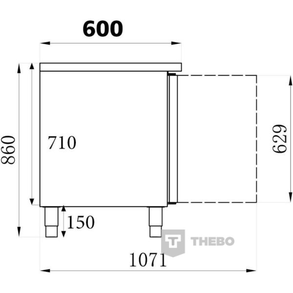 Koelwerkbank Combisteel 7450.0116 - 1