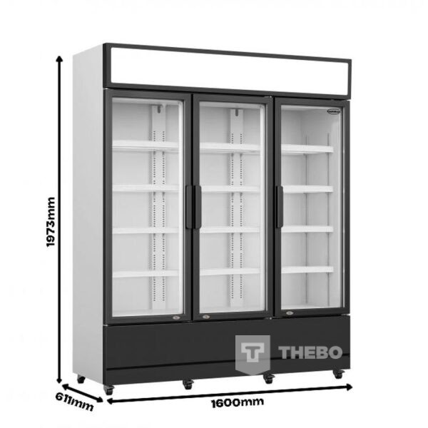 Glasdeur koelkast Combisteel 7455.2110 - 15