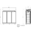 Glasdeur koelkast Combisteel 7455.2410 - 1