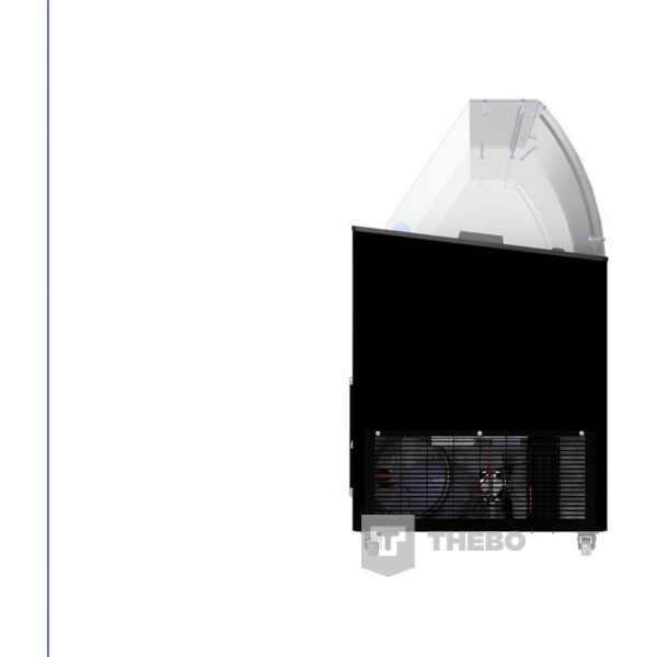 Schepijsvitrine Combisteel 7472.0134 - 2