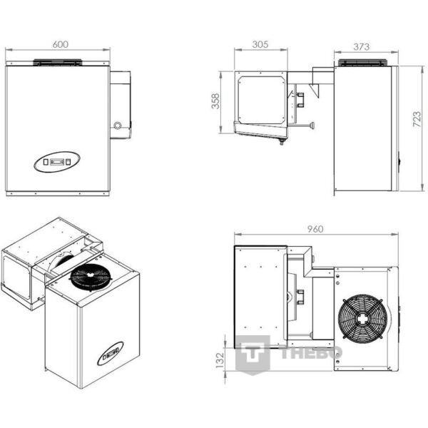 Koelmotor Combisteel 7489.0415 - 1