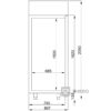 Glasdeur koelkast Combisteel 7489.5020 - 1