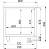 Bakkerskoelwerkbank Combisteel 7489.5255 - 1