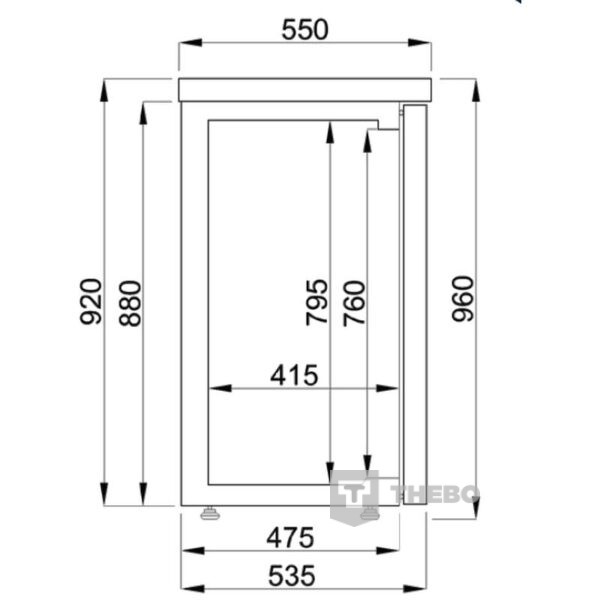 Backbar koelkast Combisteel 7489.5270 - 1