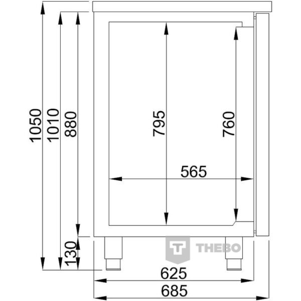 Biervatenkoeler Combisteel 7489.5310 - 1
