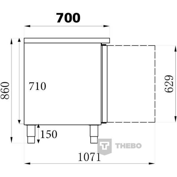 Koelwerkbank Combisteel 7950.0082 - 1