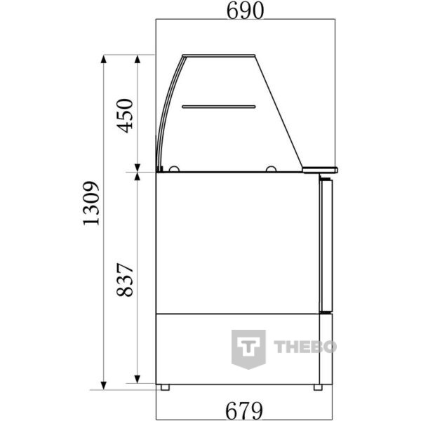Saladette Combisteel 7950.0400 - 1