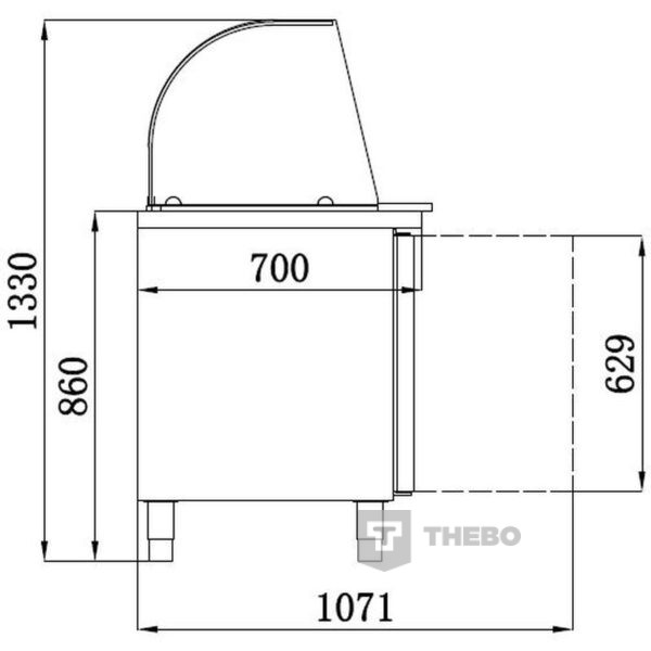 Saladette Combisteel 7950.0410 - 1