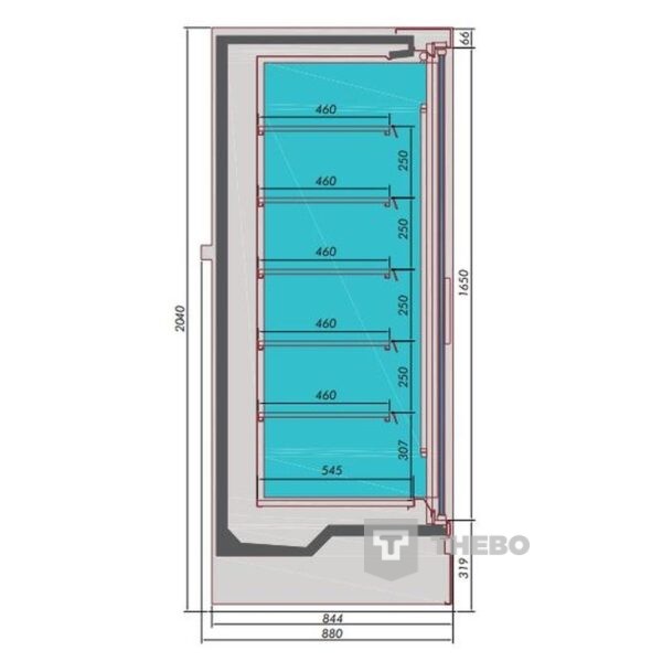 Wandkoeling Combisteel 7350.0070 - 1