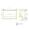 Backbar koelkast Combisteel 7455.1310 - 2