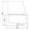 Opzetvitrine Combisteel 7489.5245 - 1