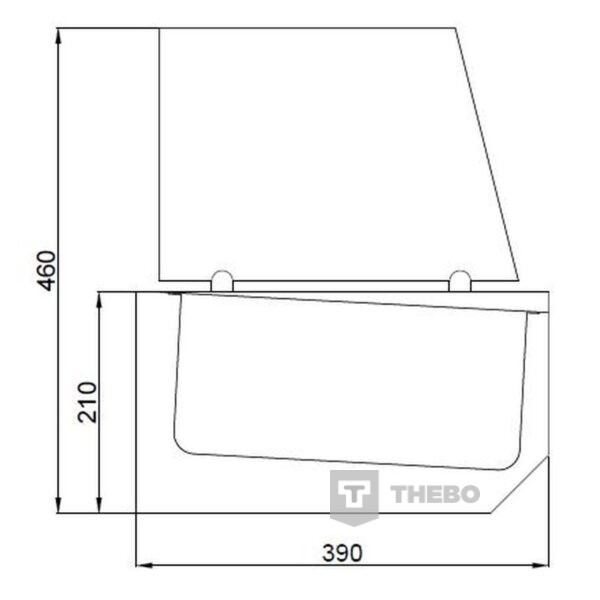 Opzetvitrine Combisteel 7489.5245 - 1