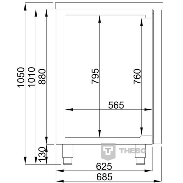 Biervatenkoeler Combisteel 7489.5340 - 1