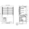 Drop-in vitrine Combisteel 7495.0130 - 1